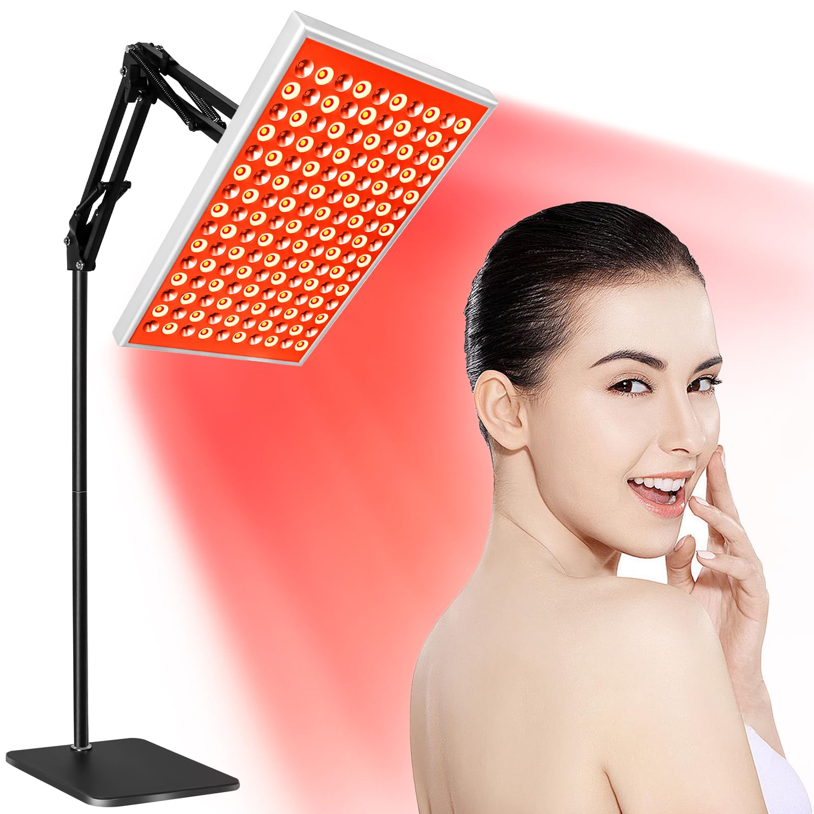 Red Light Therapy for Body Infrared Light Therapy Red Light Therapy Lamp Panels with StandDeep 660nm and 850nm Near Infrared Led Red Light Therapy Device at Home for Face Full Body Pain Skin Back
